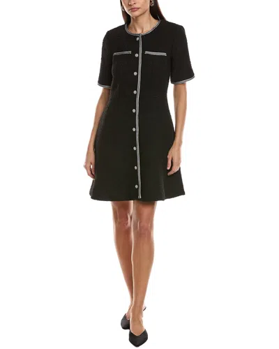 Cece Tweed Mini Dress In Black