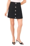 Cece Tweed Miniskirt In Black