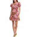 Cece Velvet Mini Dress