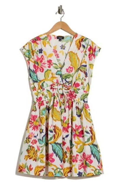 Cece V-neck Multi Tie Dress