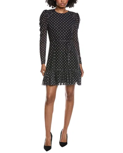 Cece Waist Tie Mini Dress In Black