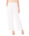 Cece Drawstring Linen Blend Pants In White