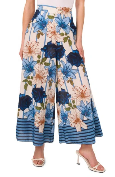 Cece Wide Leg Pants In Multi