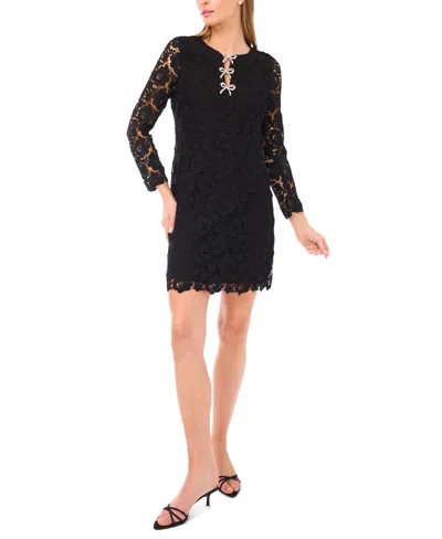 CECE WOMEN'S BOW DETAIL DRESS