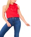 Cece Women's Bow Halter Neck Sleeveless Blouse