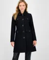 Cece Women's Button-front Coat In Black