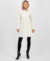 Cece Women's Button-front Coat In White