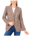 Cece Women's Double Breasted Blazer In Brown