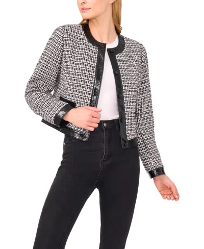 Cece Women's Flap Pocket Jacket In Gray