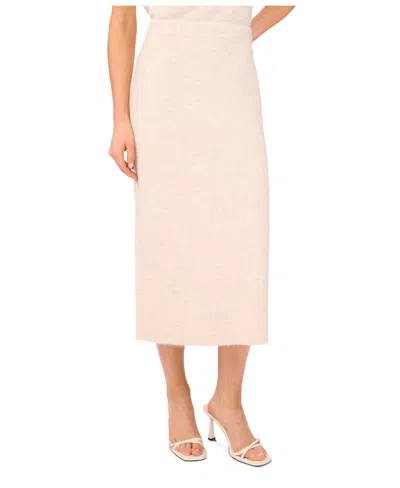 Cece Women's High-waisted Pull-on Midi Skirt In Pink