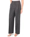 Cece Women's Mid Rise Wide Leg Trousers In Black