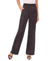 Cece Women's Patch Pocket And Topstitch Detail Pants In Black