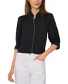 Cece Pearce Puff Sleeve Top In Black
