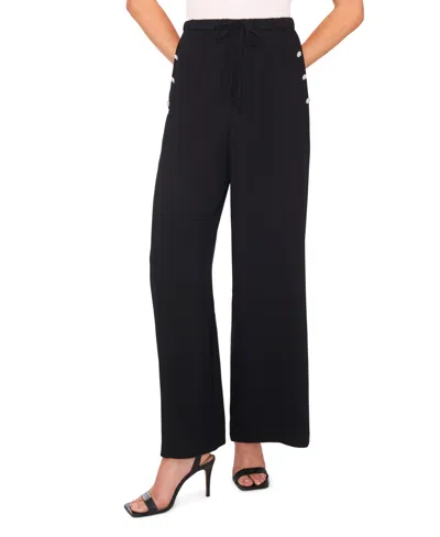 Cece Women's Pull On Drawstring Pants In Black