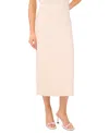 Cece Rib Sweater Midi Skirt In Neutral