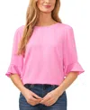 Cece Ruffle Cuff Blouse