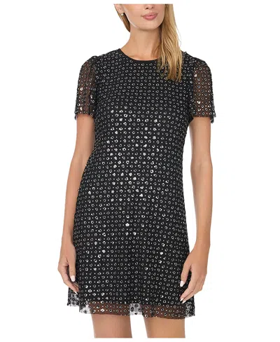 Cece Women's Sequin Mini Dress In Black