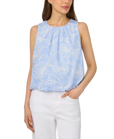 Cece Women's Sleeveless Bubble Top In Multi