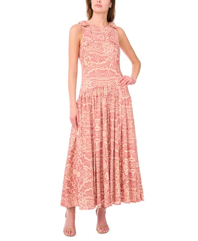 Cece Women's Sleeveless High-low Maxi Dress In Brown