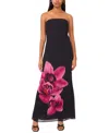 Cece Women's Strapless Maxi Dress In Animal Print