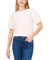 Cece Ruffle Cuff Blouse In New Ivory