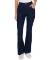 Cece Women's Utility-pocket High-rise Bootcut Jeans In Navy Denim