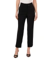 CECE WOMEN'S WEAR TO WORK CROPPED PANTS WITH WIDE WAISTBAND