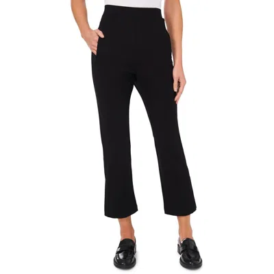 Cece Womens Crop Rayon Leggings In Black