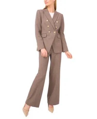 CECE WOMENS DOUBLE BREASTED BLAZER TAILORED PANTS