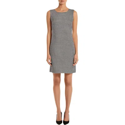 Cece Womens Houndstooth Knit Mini Dress