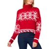 Cece Fair Isle Turtleneck Sweater In Multi