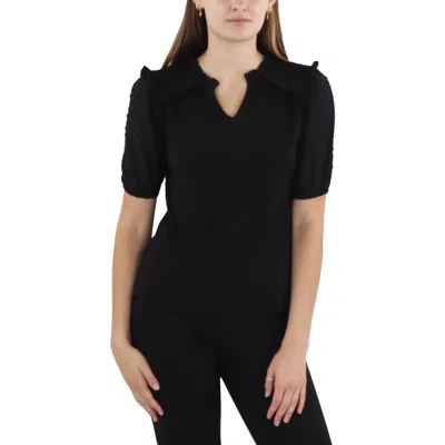 Cece Womens Polka Dot Polyester Blouse