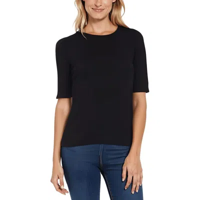 Cece Womens Ribbed Knit Pullover Top