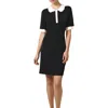 Cece Womens Ruffled Knit T-shirt Dress