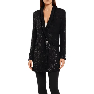 Cece Womens Scuba Evening Two-button Blazer In Multi
