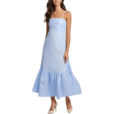 Cece Womens Tiered Cotton Midi Dress