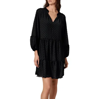 Cece Womens V Neck Long Sleeve Mini Dress