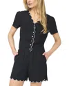 Cece Woven Top In Black