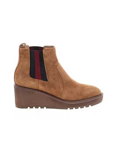 Pre-owned Cecelia New York Ankle Boots In Brown