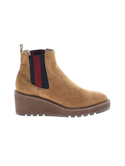 Pre-owned Cecelia New York Ankle Boots In Brown