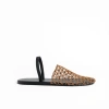 Cecelia New York Aria Woven Slingback Slide In Nutella