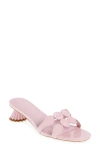 Cecelia New York Bunny Slide Sandal In Pink Fondant Patent