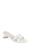 Cecelia New York Bunny Slide Sandal In White