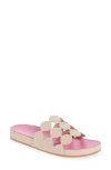 Cecelia New York Emily Slide Sandal In Tea