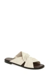 Cecelia New York Idea Slide Sandal In Alabaster