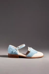 Cecelia New York Lemon Ankle-strap Flats