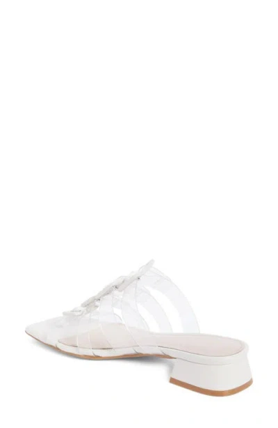 Cecelia New York Ludlow Cage Slide Sandal In Alabaster