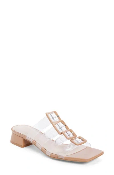Cecelia New York Ludlow Cage Slide Sandal In Tea