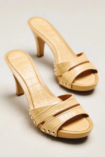 Cecelia New York Mechan Heels In Animal Print