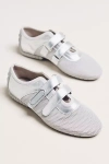Cecelia New York Monroe Mesh Sneakers In Silver